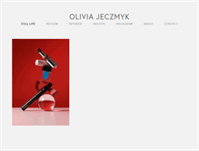 Tablet Screenshot of oliviajeczmyk.com